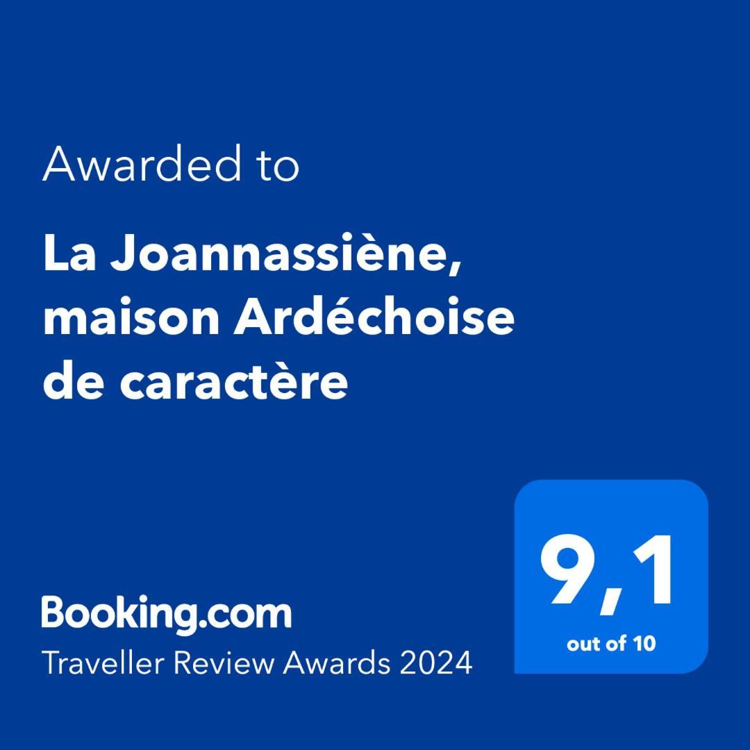 La Joannassiene, Maison Ardechoise De Caractere Экстерьер фото